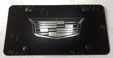Cadillac Front  Auto Heavy Duty Vanity Stainless Metal License Plate Frame