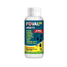 Adama FOVAL CE Insetticida Cipermetrina Tetrametrina mosche zanzare da 1 a 5 LT