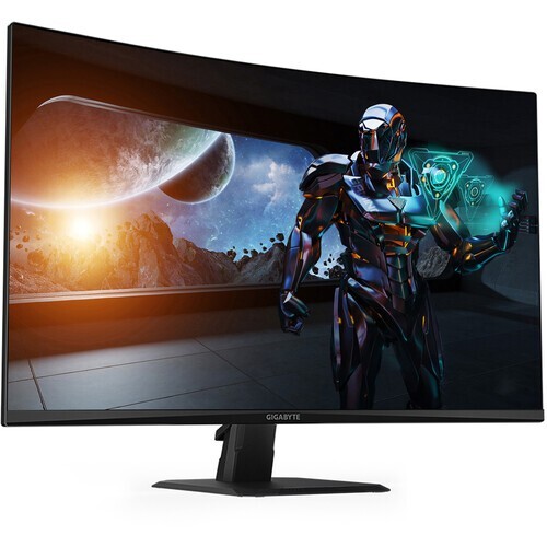 Gigabyte GS32QC 31.5" 1440p 165 Hz Curved Gaming Monitor 2560 x 1440 3500:1 1ms - Bild 1 von 6