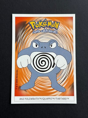 Pokemon Karte - Dunkin Boomer - #62 Poliwrath / Tartard - Neu