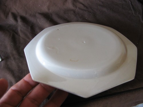 Rare assiette octogonale de la faïencerie de Sarreguemines période 1828-1840 N°3 - Picture 9 of 10