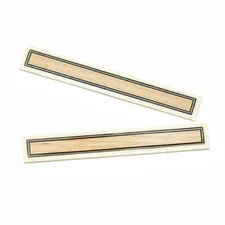 2x Bone Maple Classical Guitar Inlay Bridge Tie Block Frame Luthier A19