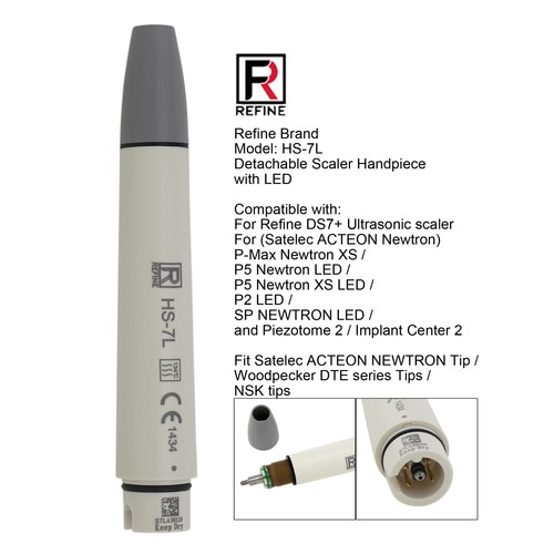DS7+ Escalador Ultrasónico Dental Punta ACTEON Piezo NEWTRON LED Pieza de Mano H3 Satelec - Imagen 37 de 245