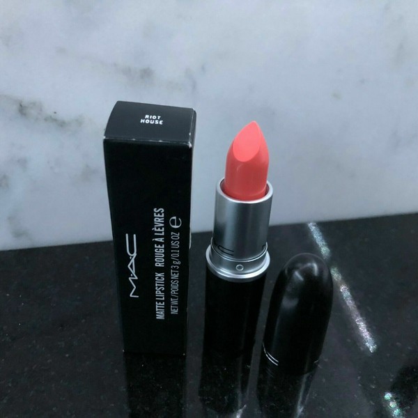 Mac Single Lipstick Riot House Light Vivid Orange Matte Blue Nectar For Sale Online Ebay