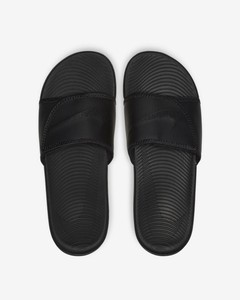 nike men's adjustable slides black
