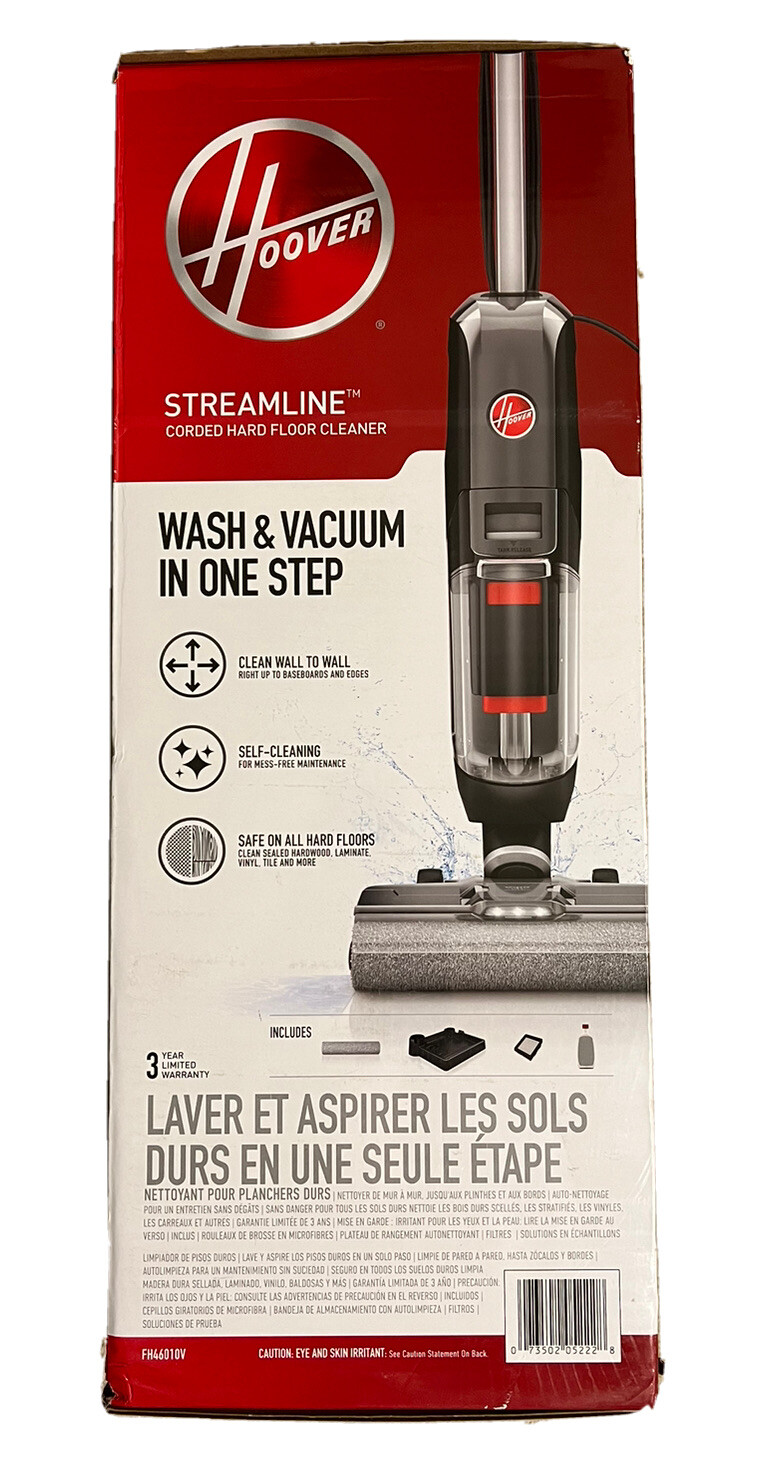 HOOVER Streamline Corded Hard Floor Cleaner FH46010V Wash & Vacuum