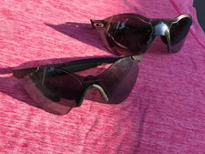 2 x Oakley Sub Zero Sunglasses - Retro & Modern models. RARE 