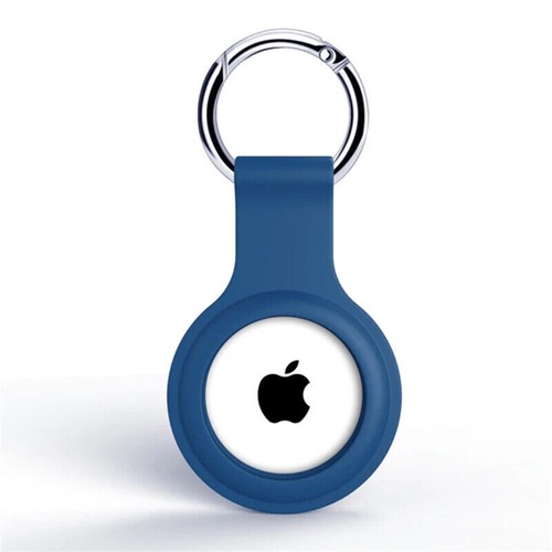 For Apple AirTag Air Tag Silicone PU Case Protector Cover Key Chain Tracker - Picture 13 of 44