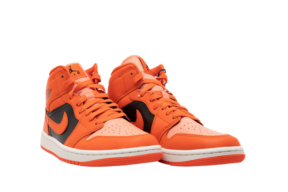 Jordan 1 Mid Orange for Sale | Authenticity Guaranteed | eBay
