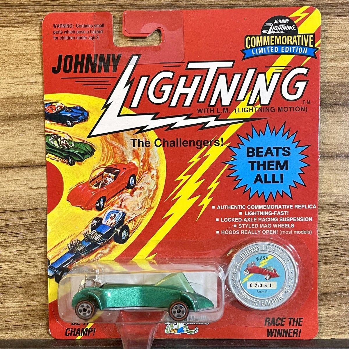 グリーンライト　ジョニーライトニング等 Johnny Lightning Commemorative Wasp Green Series E 1993 New On