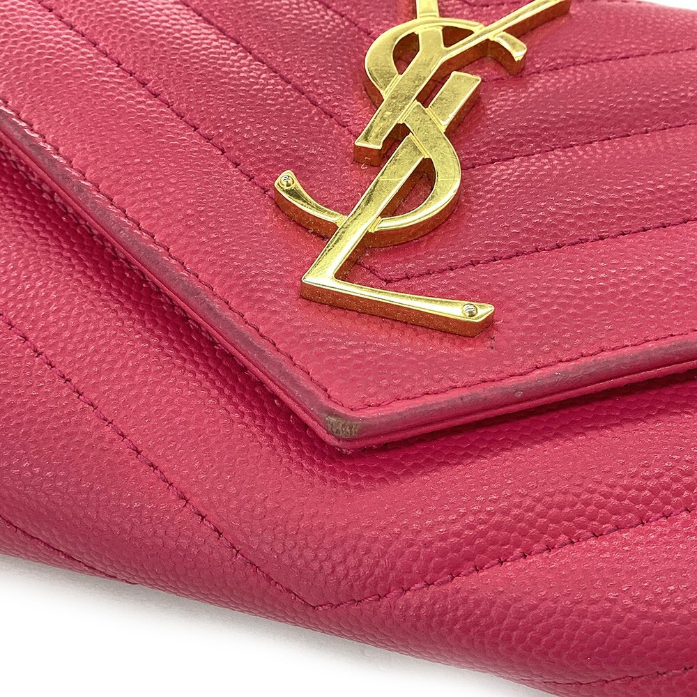 SAINT LAURENT ピンク ビジネスバッグ 美品 サンローラン Saint Laurent プチカバス 2way ショルダー