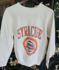 Vintage 1989 Syracuse University 100th anniversary Sweatshirt Medium but READ