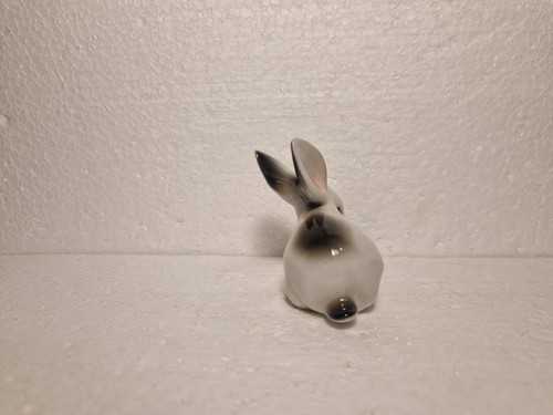 MARAVILLOSA FIGURA VINTAGE DE PORCELANA DE CONEJO PEQUEÑO ZSOLNAY HUNGRÍA AÑOS 50 - Imagen 8 de 17