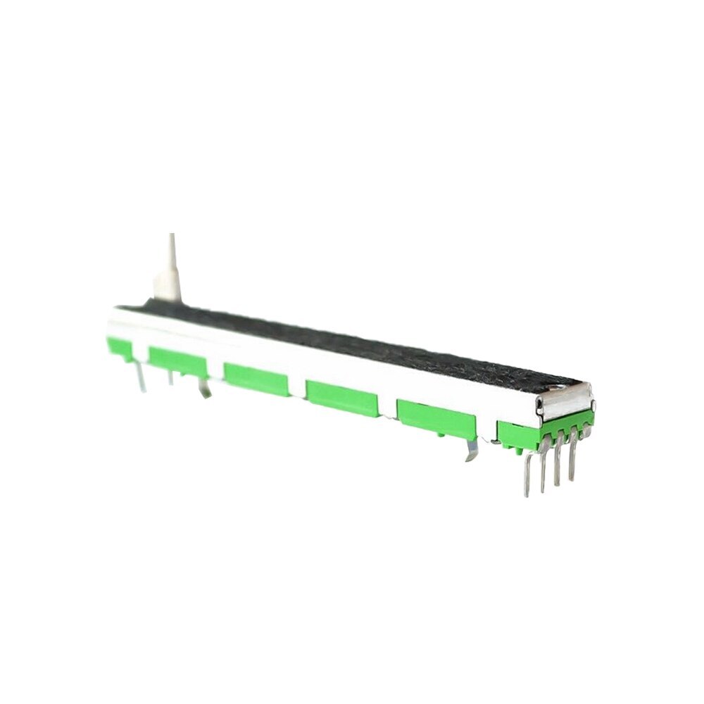 2 Stück Lineare Doppelpotentiometer 10K Ohm – Schiebepotentiometer B103 Für Lautstärke, Licht Und Mehr