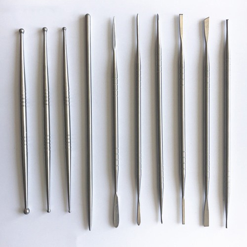 10Pcs Stainless Steel Clay Sculpting Set Wax Ceramic Carving Pottery Tool Kit - 第 1/13 張圖片