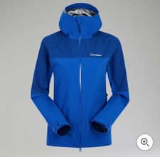 Berghaus Highland Storm Ladies Waterproof Jkt Blue Size 12 Rrp £250 New. Bb