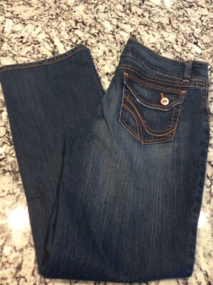 Jeans Femme Jeanstar Flare - Taille 10 - Dark Wash - Boutons