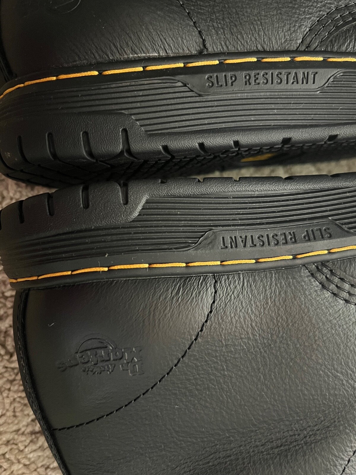 NIB Dr Martens Amwell SR Newark black boots men's 11 women's 12 eBay