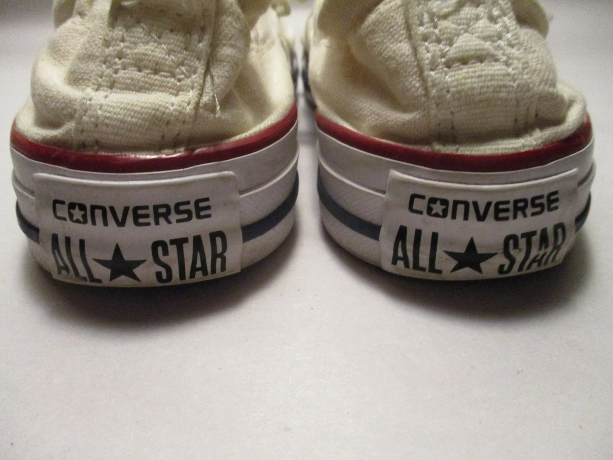 Converse All Star Shoreline Women 7M Off White Slip on Heel