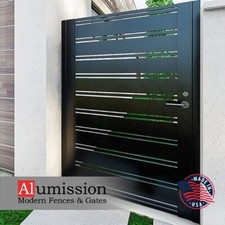 Alumission Universal Aluminum Gate Side Gateyard Gate Miami Style