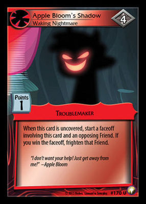 My Little Pony Equestrian Odysseys  Apple Bloom's Shadow, Waking Nightmare 170 U