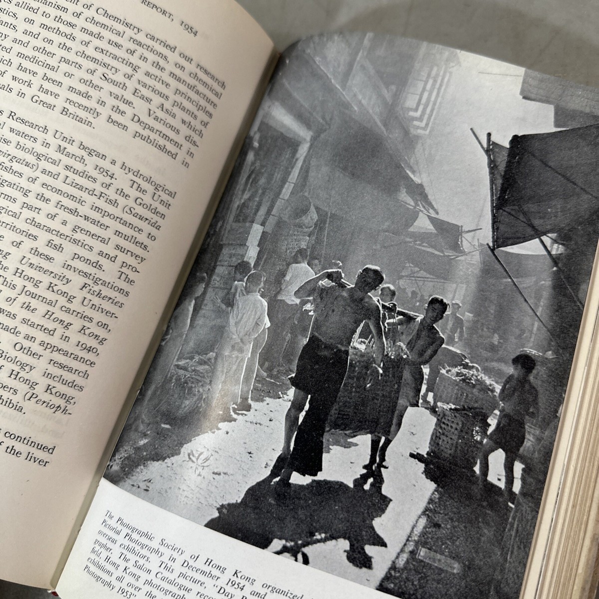 Rare 1954 Hong Kong Annual Report Book Map Pictures Crown Rare 1954 Hong Kong Annual Report Book Map Pictures Crown