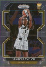 2022 Panini WNBA Prizm #43 Sparkle Taylor Chicago Sky