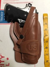 Colt Springfield Remington 45 Model 1911 Cowboy Western Leather Holster