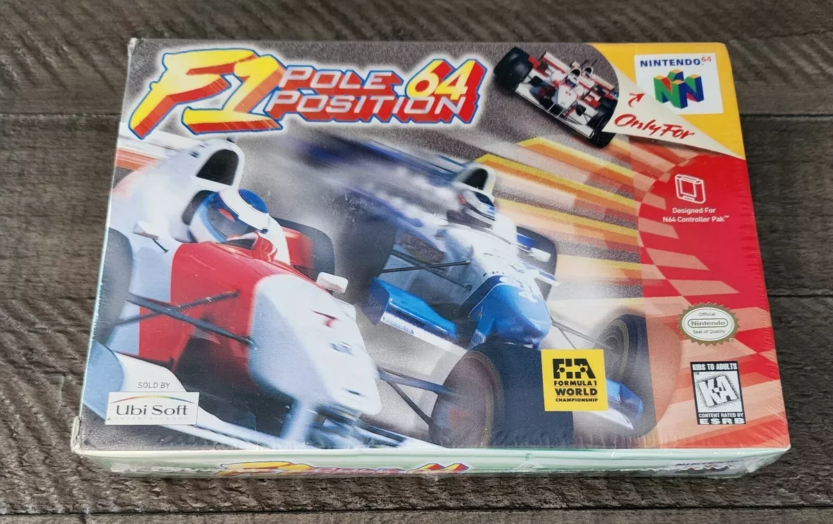 N64 Nintendo 64 Game F1 Pole Position 64 Sealed New