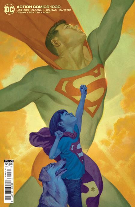 ACTION COMICS #1030 CVR B JULIAN TOTINO TEDESCO CARD STOCK ACTION COMICS #1030 CVR B JULIAN TOTINO TEDESCO CARD STOCK