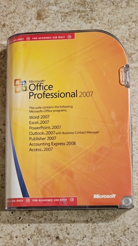 Microsoft Office Professional 2007 For Academic & Office Standard 2007 With π - Picture 2 of 16