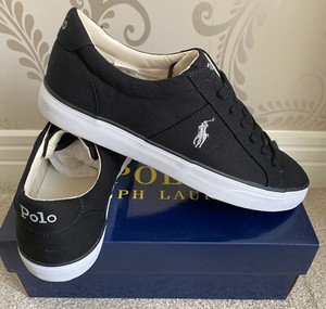 polo black trainers