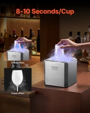 Commercial Glass Froster CO2 Beer Glass Chiller Fast Frost Ice Cup Machine