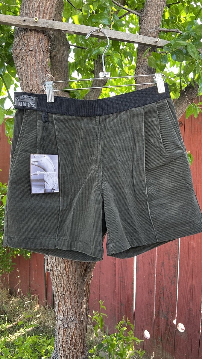 Vintage Jimmy Z Gray Corduroy Shorts 30 Skate Surf Grunge