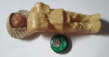 Vintage Celluloid Plastic 5 3/4" Native American Indian Chief Toy Figurine