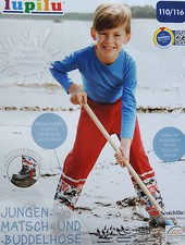 Jungen Regenhose Matschhose Buddelhose Spielhose Winddicht Wasserdicht TOP NEU