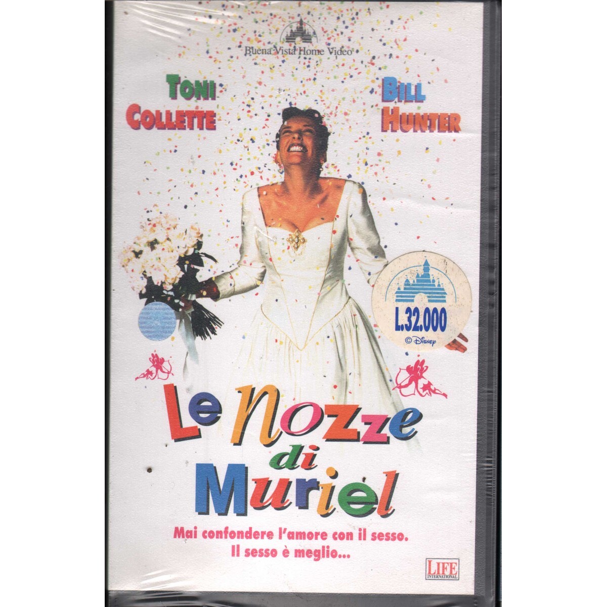 Muriel's Wedding VHS P.J. Hogan Univideo - WS7021 Sealed