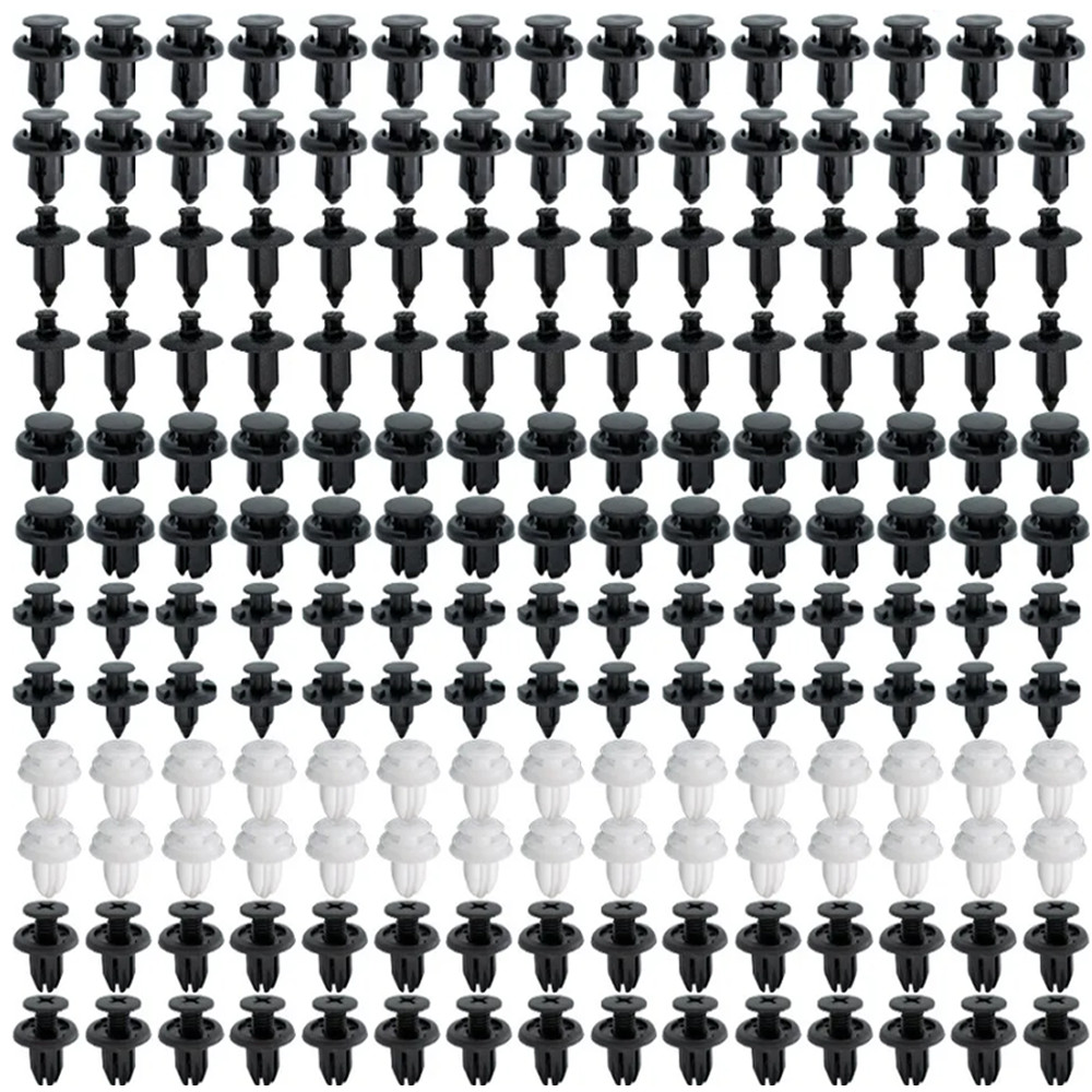 Durable 180X HONDA CIVIC Bumper Fender Push Rivets Trim Panel Clips Fastener Fit