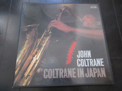 John Coltrane in Japan Promo White Label 3 Vinyl LP Box in 1973