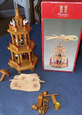 VTG 1983 Wonderland Collectibles German Style Rotating Windmill SEE DESCRIPTION