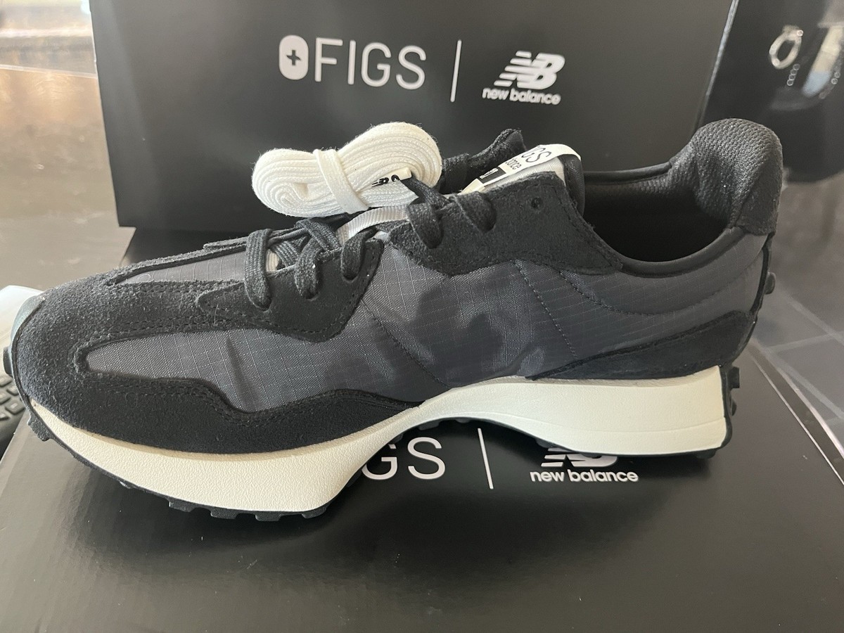 シュタイフ New Balance 327 Figs Black White UNISEX Sneakers sizes 4