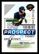 Eric Bitonti 2024 Panini Prospect Edition #16 Milwaukee Brewers