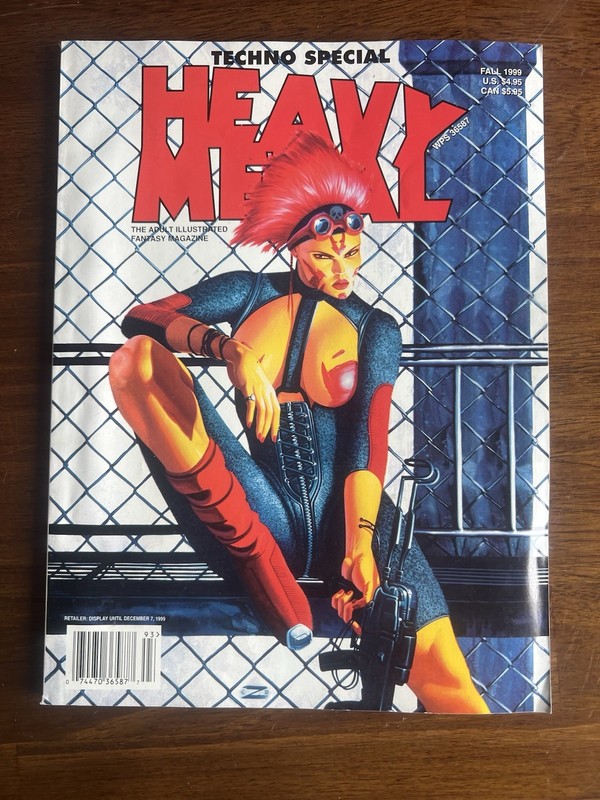Heavy Metal Magazine Vol. 13 #3 Fall 1999 Special Edition Adult Illustration