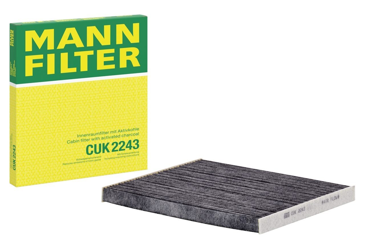 Pollen Cabin Filter Carbon Mann For Vauxhall Corsa Adam Fiat Punto Evo Alfa Mito