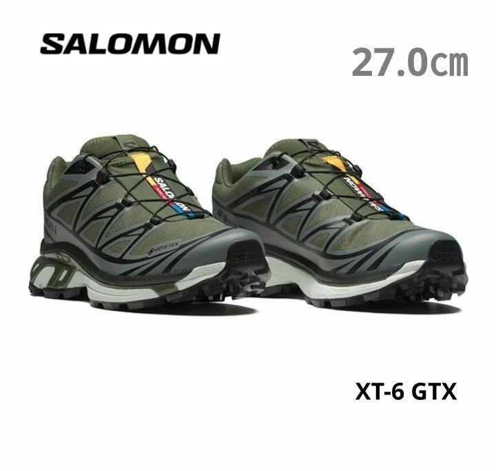 Salomon XT 6 GORE TEX Sneakers Uomo 27cm Olive Night Sedona Sage Come Nuove Mai Usate