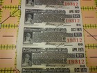Vintage Railroad Bond Coupons Strip of 10 Pittsburgh Cincinnati Chicago St Louis — photo 4