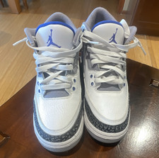 Jordan Air Jordan 3 Retro (GS) 7Y White Blue ...