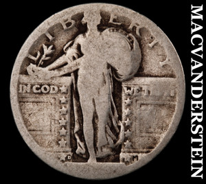 Silver Standing Liberty Quarter - Scarce  No Reserve  #M405