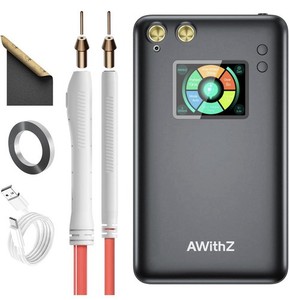 Battery Spot Welder, AWithZ 1.5" LCD Screen Recyclable 11000mAh Spot Welder, 99