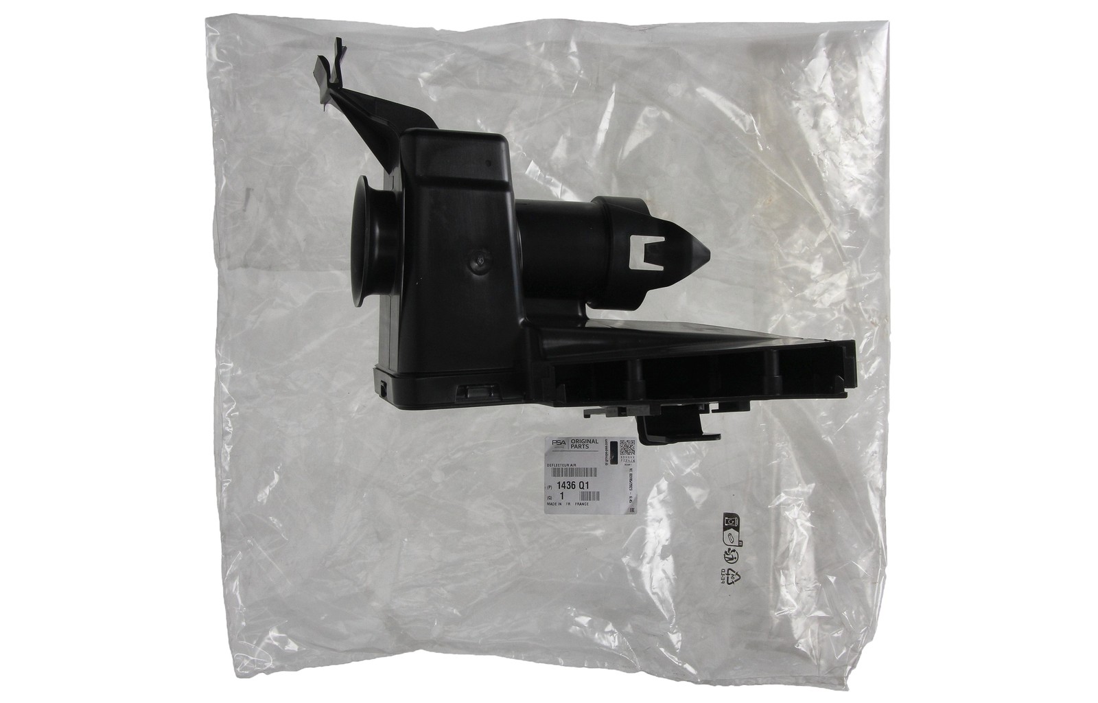 Tuyau d'air d'admission pour Citroën C3 et Peugeot 207 moteur essence 1436Q1